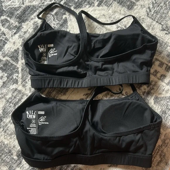 Black Killcrew Sports Bras - Picture 2 of 2